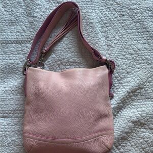 Coach Soho Legacy Tassel Pink Leather Cross-body Shoulder Bag